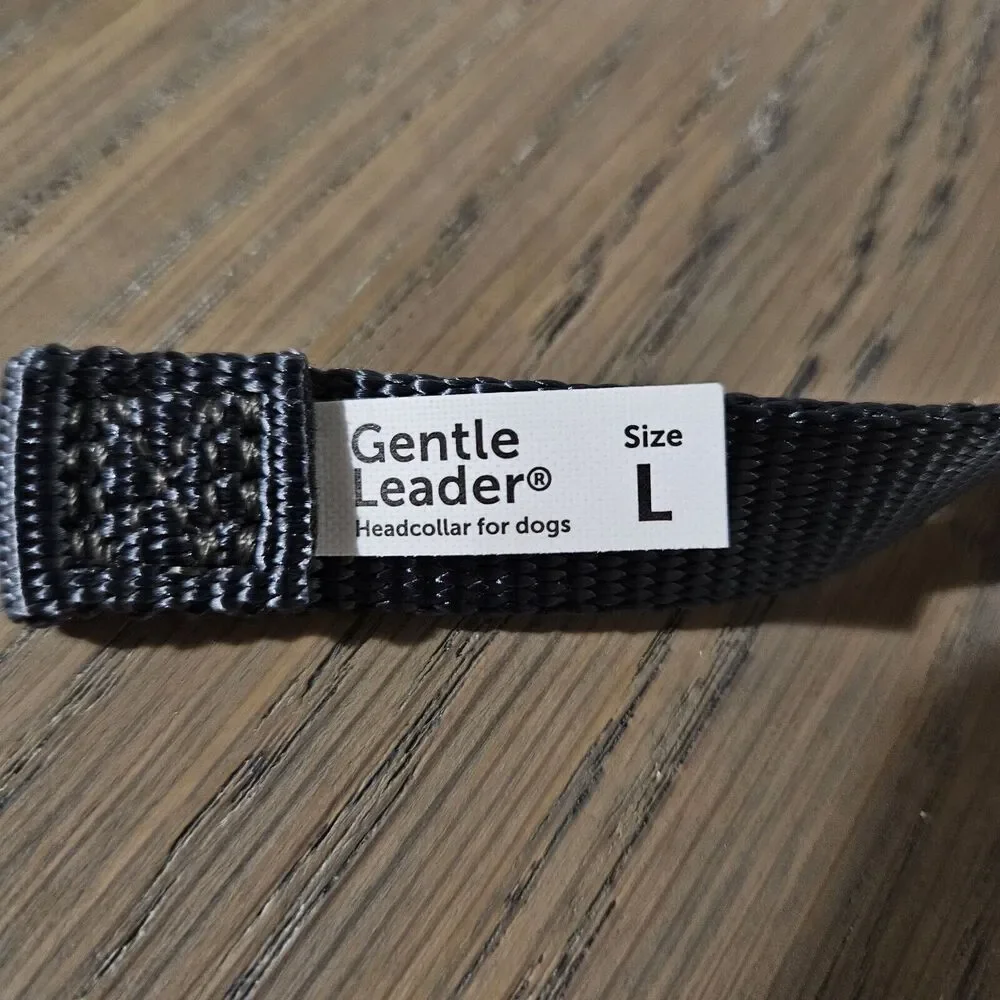 Pet Safe Gentle Leader Headcollar Large 60-130lbs Charcoal Dog Walking Must Have